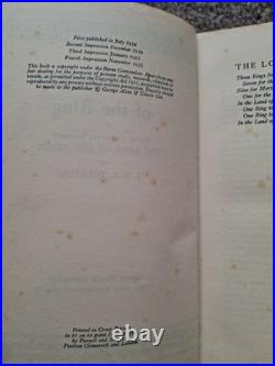 1955 1st/4th Fellowship Of The Ring Lord Of The Rings Tolkien