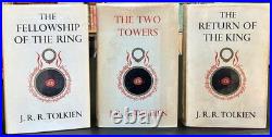 1955-57 LORD Of The RINGS TRILOGY 1st Ed Set 4 5 2 By J R R TOLKIEN + JACKETS 1955-57 LORD Of The RINGS TRILOGY 1st Ed Set 4 5 2 By J R R TOLKIEN + JACKETS