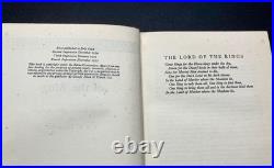 1955-57 LORD Of The RINGS TRILOGY 1st Ed Set 4 5 2 By J R R TOLKIEN + JACKETS