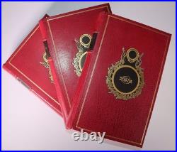 1955 Lord of The Rings JRR Tolkien 1st Ed 4th 2nd 1st Imp Fine Leather Binding
