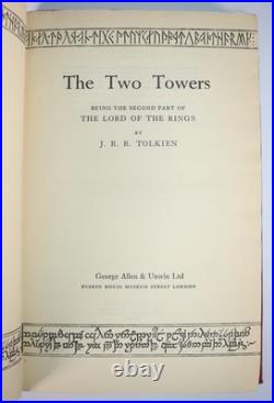 1955 Lord of The Rings JRR Tolkien 1st Ed 4th 2nd 1st Imp Fine Leather Binding