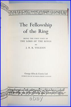 1955 The Lord of the Rings JRR TOLKIEN 1st Ed 4-2-2 Impressions Full Leather
