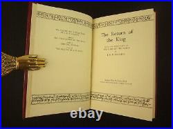 1957-58 Lord of the Rings, J. R. R. Tolkien. Printer George Allen. Fine bindings