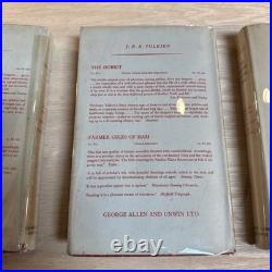 1962-63 J. R. R. Tolkien LORD OF THE RINGS TRILOGY First Editions 10th/7th/6th Imp