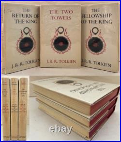 1962-63 J. R. R. Tolkien LORD OF THE RINGS TRILOGY First Editions 12th/10th/10th