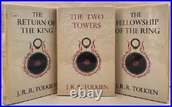 1962-63 J. R. R. Tolkien LORD OF THE RINGS TRILOGY First Editions 12th/10th/10th
