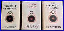 1962 The LORD Of The RINGS TRILOGY 1st Ed Set 12-9-9 By J R R TOLKIEN + JACKETS