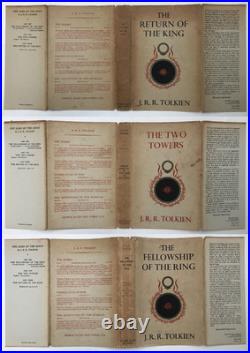 1963-65 FIRST EDITION J. R. R. Tolkien LORD OF THE RINGS TRILOGY Maps 14th/10th