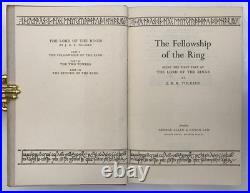 1963-65 FIRST EDITION J. R. R. Tolkien LORD OF THE RINGS TRILOGY Maps 14th/10th