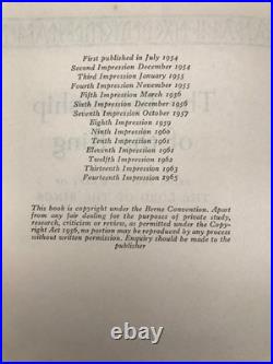 1963-65 FIRST EDITION J. R. R. Tolkien LORD OF THE RINGS TRILOGY Maps 14th/10th