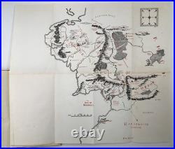 1963-65 FIRST EDITION J. R. R. Tolkien LORD OF THE RINGS TRILOGY Maps 14th/10th