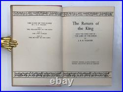 1963-65 FIRST EDITION J. R. R. Tolkien LORD OF THE RINGS TRILOGY Maps 14th/10th