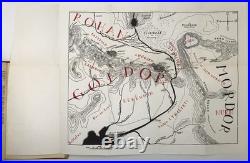 1963-65 FIRST EDITION J. R. R. Tolkien LORD OF THE RINGS TRILOGY Maps 14th/10th