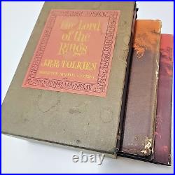 1965 2nd Ed J. R. R. Tolkien Lord Of The Rings Trilogy Hardcover Set with Box