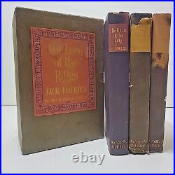 1965 2nd Ed J. R. R. Tolkien Lord Of The Rings Trilogy Hardcover Set with Box