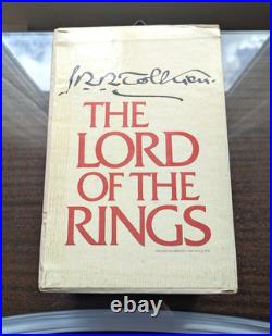 1965 2nd Edition EC THE LORD OF THE RINGS TRILOGY J. R. R. TOLKIEN Slipcase READ