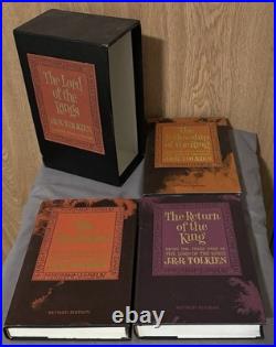 1965 Houghton Mifflin The Lord of The Rings JRR Tolkien Box Set 2nd Edition