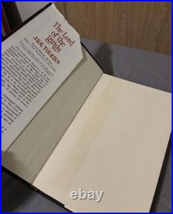 1965 Houghton Mifflin The Lord of The Rings JRR Tolkien Box Set 2nd Edition