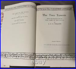 1965 Houghton Mifflin The Lord of The Rings JRR Tolkien Box Set 2nd Edition