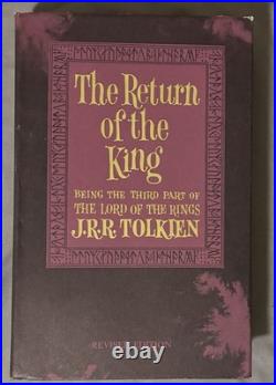 1965 Houghton Mifflin The Lord of The Rings JRR Tolkien Box Set 2nd Edition