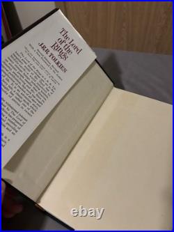 1965 Houghton Mifflin The Lord of The Rings JRR Tolkien Box Set 2nd Edition