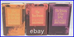 1965 LORD OF THE RINGS J. R. R TOLKIEN BOX SET withMAPS HOUGHTON MIFFLIN 2ND ED
