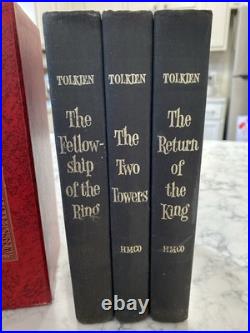 1965 LORD OF THE RINGS J. R. R TOLKIEN BOX SET withMAPS HOUGHTON MIFFLIN 2ND ED