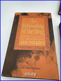 1965 LORD OF THE RINGS J. R. R TOLKIEN BOX SET withMAPS HOUGHTON MIFFLIN 2ND ED