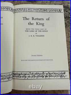 1965 LORD OF THE RINGS J. R. R TOLKIEN BOX SET withMAPS HOUGHTON MIFFLIN 2ND ED