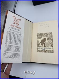1965 LORD OF THE RINGS J. R. R TOLKIEN BOX SET withMAPS HOUGHTON MIFFLIN 2ND ED