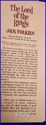 1965 LORD OF THE RINGS J. R. R TOLKIEN BOX SET withMAPS HOUGHTON MIFFLIN 2ND ED