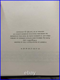 1965 LORD OF THE RINGS J. R. R TOLKIEN BOX SET withMAPS HOUGHTON MIFFLIN 2ND ED