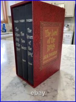 1965 LORD OF THE RINGS J. R. R TOLKIEN BOX SET withMAPS HOUGHTON MIFFLIN 2ND ED