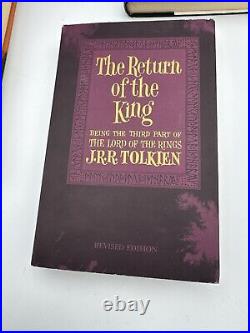 1965 LORD OF THE RINGS J. R. R TOLKIEN BOX SET withMAPS HOUGHTON MIFFLIN 2ND ED