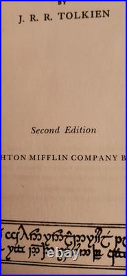 1965 LORD OF THE RINGS J. R. R TOLKIEN BOX SET withMAPS HOUGHTON MIFFLIN 2ND ED