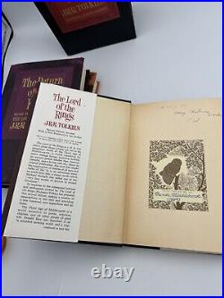 1965 LORD OF THE RINGS J. R. R TOLKIEN BOX SET withMAPS HOUGHTON MIFFLIN 2ND ED