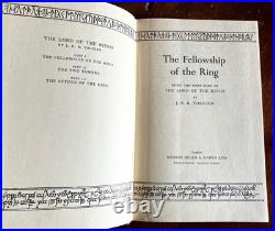 1965 LORD Of The RINGS TRILOGY 1st Ed Set 14-11-11 By J R R TOLKIEN + JACKETS