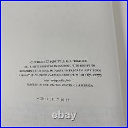 1965 Lord Of The Rings Hardcover Trilogy HMCO 2nd Edition With Original Maps
