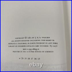 1965 Lord Of The Rings Hardcover Trilogy HMCO 2nd Edition With Original Maps