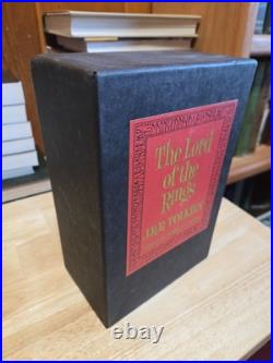 1965 Lord Of The Rings J. R. R Tolkien Box Set HC + Maps 2nd Edition 3rd Print