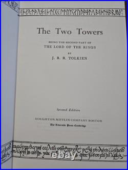 1965 Lord Of The Rings J. R. R Tolkien Box Set HC + Maps 2nd Edition 3rd Print