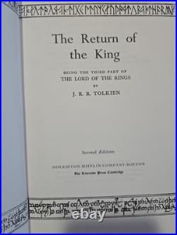 1965 Lord Of The Rings J. R. R Tolkien Box Set HC + Maps 2nd Edition 3rd Print