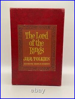 1965 Lord Of The Rings J. R. R. Tolkien Box Set Second Edition withMaps 1st Printing