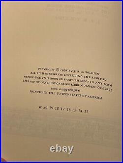 1965 Lord Of The Rings J. R. R. Tolkien Box Set Second Edition withMaps 1st Printing