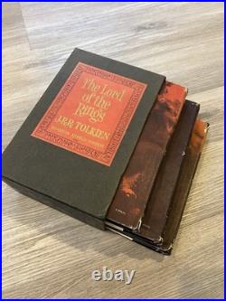 1965 Lord Of The Rings J. R. R Tolkien Box Set withMaps Houghton Mifflin 2ND ED