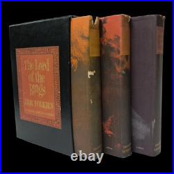 1965 Lord Of The Rings J. R. R Tolkien Box Set withMaps Houghton Mifflin 2ND ED