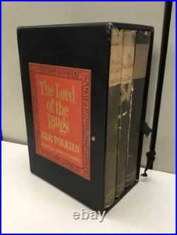 1965 Lord Of The Rings J. R. R Tolkien Box Set withMaps Houghton Mifflin 2ND ED