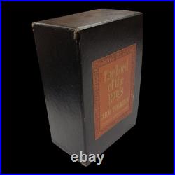 1965 Lord Of The Rings J. R. R Tolkien Box Set withMaps Houghton Mifflin 2ND ED