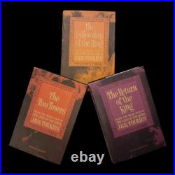 1965 Lord Of The Rings J. R. R Tolkien Box Set withMaps Houghton Mifflin 2ND ED