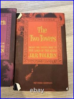 1965 Lord Of The Rings J. R. R Tolkien Box Set withMaps Houghton Mifflin 2ND ED